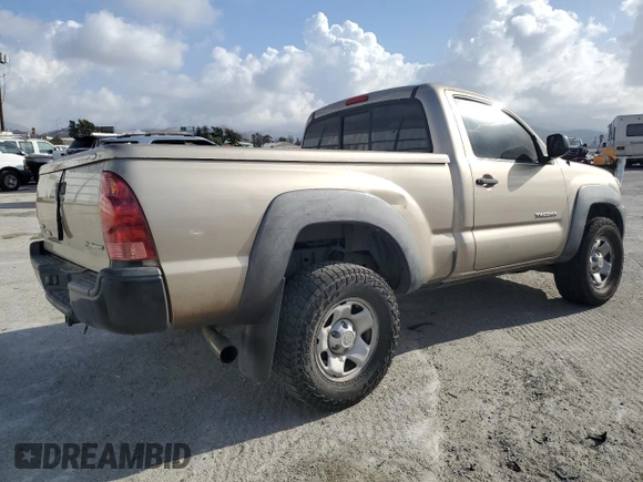 2006 Toyota Tacoma PreRunner with VIN 5TENX62N66Z315925, listed as a Copart auction lot 80565954 with 196,227 mi miles and Salvage title. Bid and sale history available at DreamBid. Image 3.