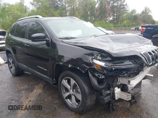 2019 Jeep Cherokee Limited with VIN 1C4PJMDX5KD136372, listed as a IAAI auction lot 41909230 with 71,508 mi miles and . Bid and sale history available at DreamBid. Image 1.