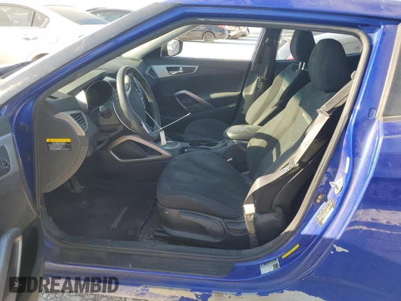 2012 Hyundai Veloster w/Red Int with VIN KMHTC6AD9CU030616, listed as a Copart auction lot 73885774 with 133,935 mi miles and Clean title. Bid and sale history available at DreamBid. Image 7.