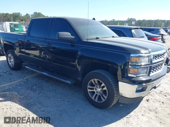 2014 Chevrolet Silverado 1500 LT with VIN 3GCPCREC0EG539900, listed as a IAAI auction lot 41883206 with 163,783 mi miles. Bid and sale history available at carsss.com. Image 1.