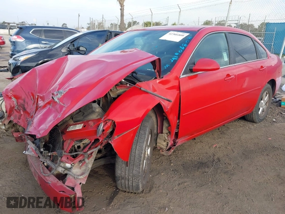 2008 Chevrolet Impala LT with VIN 2G1WT55NX81257081, listed as a IAAI auction lot 41906808 with 166,638 mi miles and . Bid and sale history available at DreamBid. Image 18.