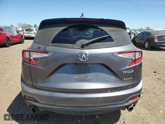 2021 Acura RDX Technology with VIN 5J8TC2H53ML009622, listed as a Copart auction lot 56486665 with 31,796 mi miles and Salvage title. Bid and sale history available at DreamBid. Image 6.
