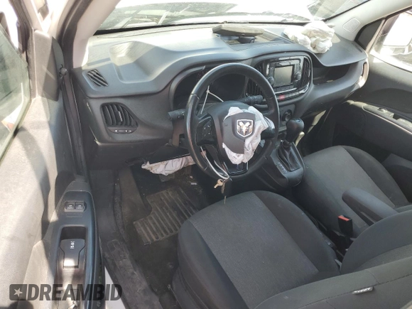 2016 Ram ProMaster City Cargo Tradesman SLT with VIN ZFBERFBT0G6B00196, listed as a Copart auction lot 51330705 with 164,887 mi miles and Salvage Title. Bid and sale history available at DreamBid. Image 8.