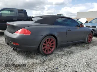 2005 BMW 6 Series 645Ci with VIN WBAEK73485B324653, listed as a Copart auction lot 51782585 with 123,602 mi miles and Clean Title. Bid and sale history available at carsss.com. Image 3.