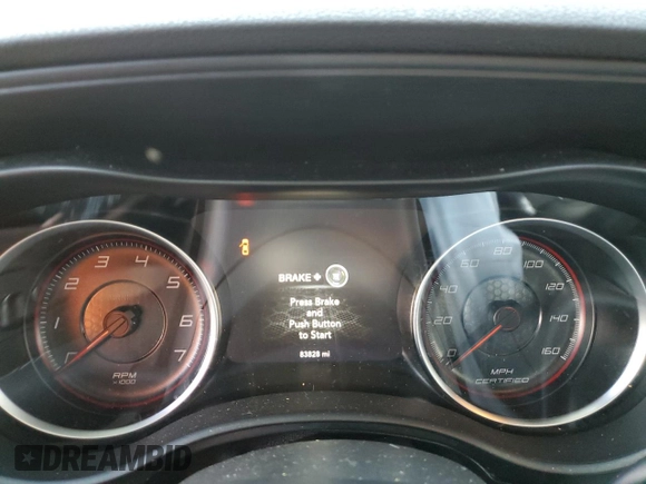 2019 Dodge Charger Police with VIN 2C3CDXAG6KH513715, listed as a Copart auction lot 78844844 with 83,828 mi miles and Salvage Title. Bid and sale history available at DreamBid. Image 9.