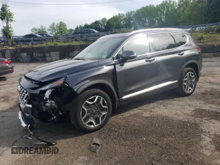 2023 Hyundai Santa Fe Hybrid SEL Premium with VIN 5NMS3DA11PH022808, listed as a Copart auction lot 55766214 with 4,398 mi miles and Salvage Title. Bid and sale history available at carsss.com. Image 1.