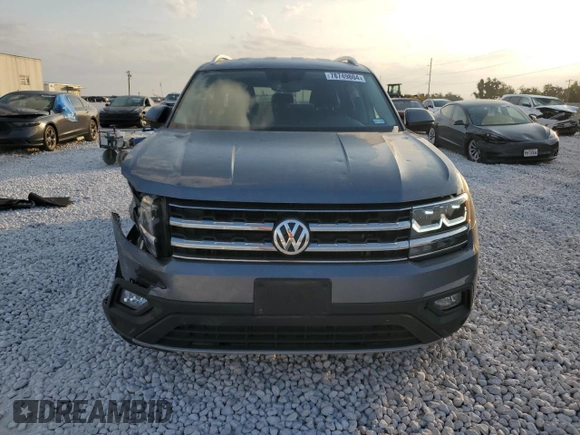 2019 Volkswagen Atlas SE with VIN 1V2DP2CA1KC610616, listed as a Copart auction lot 78749804 with 31,269 mi miles and Salvage title. Bid and sale history available at DreamBid. Image 5.
