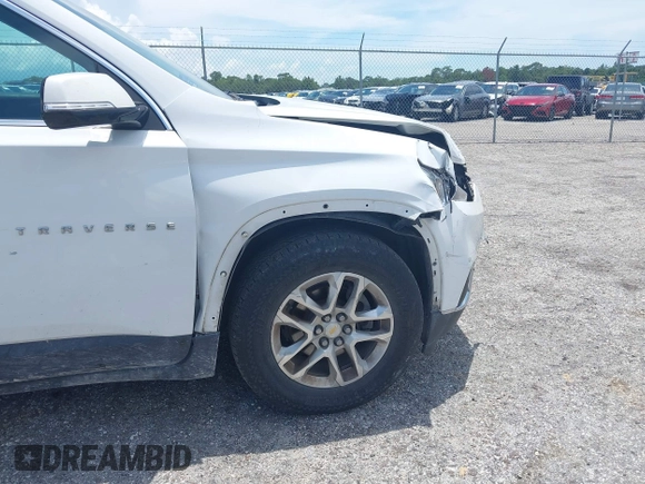 2018 Chevrolet Traverse LT Cloth with VIN 1GNERGKW0JJ185871, listed as a IAAI auction lot 42559907 with 110,722 mi miles and . Bid and sale history available at DreamBid. Image 18.