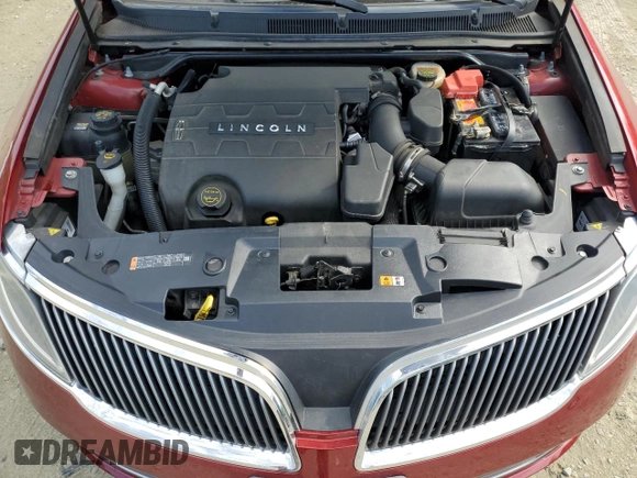2015 Lincoln MKS with VIN 1LNHL9DK5FG607422, listed as a Copart auction lot 55613525 with 164,590 mi miles and Salvage title. Bid and sale history available at DreamBid. Image 11.