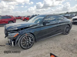 2020 Mercedes-Benz C 300 with VIN W1KWJ8DB2LG035075, listed as a Copart auction lot 59785705 with 27,792 mi miles and Salvage title. Bid and sale history available at DreamBid. Image 1.