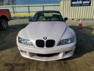 2001 BMW Z3 3.0i with VIN WBACN53421LL47532, listed as a Copart auction lot 86485874 with 140,590 mi miles and Salvage Title. Bid and sale history available at carsss.com. Image 5.