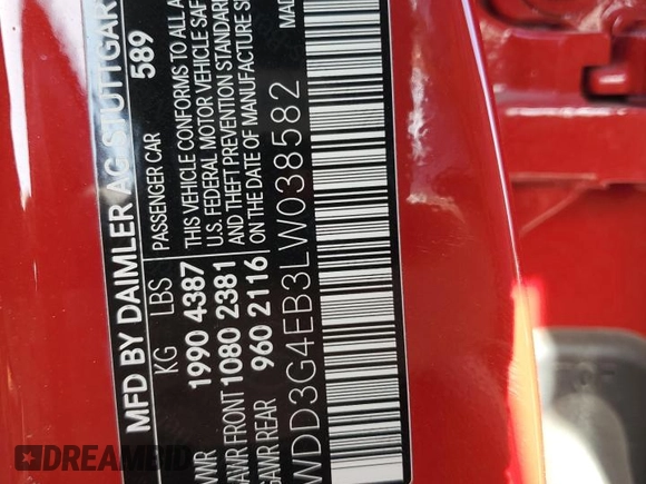 2020 Mercedes-Benz A 220 z VIN WDD3G4EB3LW038582, wystawiony jako Copart lot #53298465 z przebiegiem 61 885 mil mil oraz Szkoda całkowita • Salvage title. Historia ofert i sprzedaży dostępna na DreamBid. Obrazek 13.