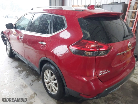 2017 Nissan Rogue S with VIN 5N1AT2MTXHC859159, listed as a IAAI auction lot 41933174 with 62,078 mi miles. Bid and sale history available at carsss.com. Image 3.