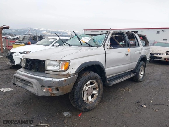 1999 Toyota 4Runner SR5 with VIN JT3HN86R7X0245224, listed as a IAAI auction lot 41307262 with 1 mi miles. Bid and sale history available at carsss.com. Image 2.