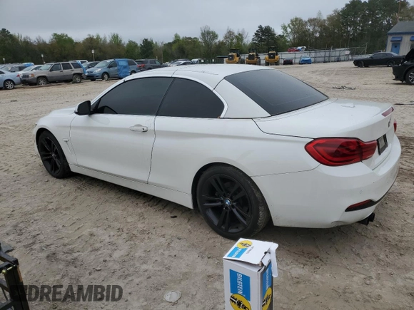 2018 BMW 4 Series 430i with VIN WBA4Z1C51JEC72744, listed as a Copart auction lot 50560525 with 73,829 mi miles and Salvage Title. Bid and sale history available at carsss.com. Image 2.