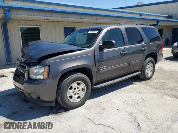 2010 Chevrolet Tahoe LS with VIN 1GNMCAE33AR127864, listed as a Copart auction lot 49458425 with 108,625 mi miles and Salvage title. Bid and sale history available at DreamBid. Image 1.
