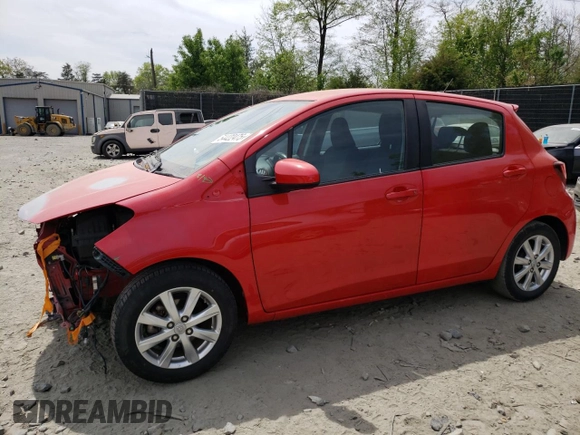 2016 Toyota Yaris L with VIN VNKKTUD37GA070599, listed as a Copart auction lot 54422475 with 162,274 mi miles and Salvage Title. Bid and sale history available at DreamBid. Image 1.