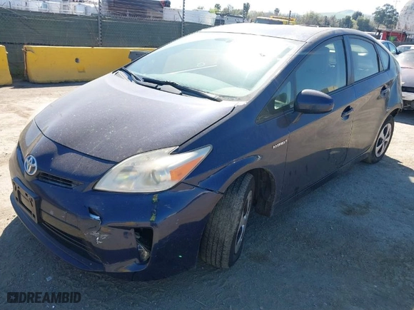 2012 Toyota Prius One with VIN JTDKN3DU3C1536738, listed as a IAAI auction lot 41880975 with NaN miles. Bid and sale history available at carsss.com. Image 2.