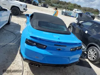 2022 Chevrolet Camaro LT1 with VIN 1G1FF3D79N0128710, listed as a Copart auction lot 77676854 with 0 mi miles and Non Repairable. Bid and sale history available at carsss.com. Image 6.