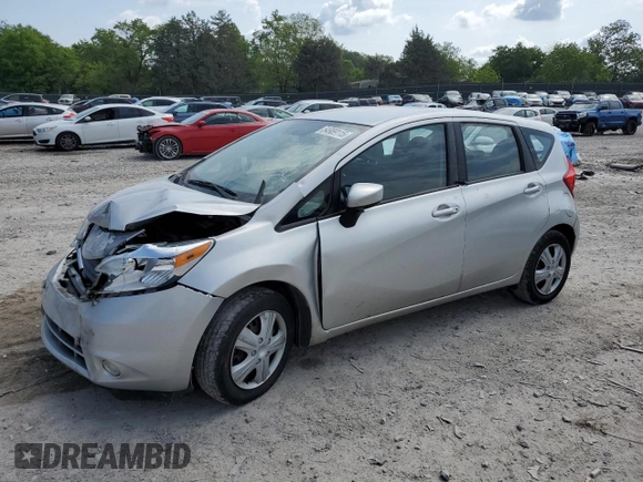 2015 Nissan Note S with VIN 3N1CE2CP5FL405093, listed as a Copart auction lot 54989115 with 129,031 mi miles and Salvage Title. Bid and sale history available at DreamBid. Image 1.