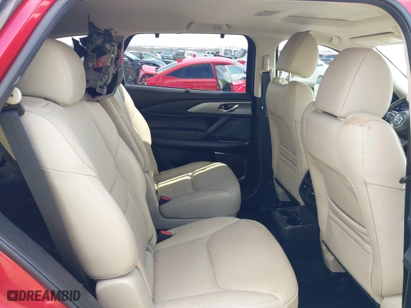 2020 Mazda CX-9 Touring with VIN JM3TCACY4L0410128, listed as a IAAI auction lot 41456428 with 68,988 mi miles. Bid and sale history available at carsss.com. Image 8.
