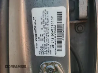 1998 Nissan Maxima GXE с VIN JN1CA21D0WT525657, выставлен на аукционе Copart как лот 57055485 с пробегом Не указан миль и Списание • Salvage title. История ставок и продаж доступна на DreamBid. Изображение 12.