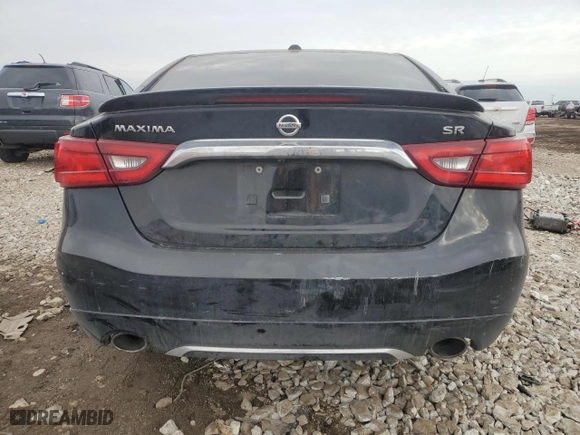2017 Nissan Maxima SR with VIN 1N4AA6AP4HC366186, listed as a Copart auction lot 50576765 with 94,312 mi miles and Salvage Title. Bid and sale history available at carsss.com. Image 6.