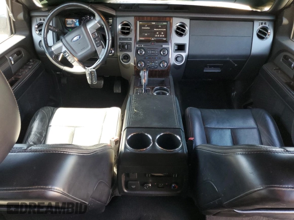 2015 Ford Expedition EL Platinum with VIN 1FMJK1LTXFEF24757, listed as a Copart auction lot 49492355 with 214,640 mi miles and Salvage Title. Bid and sale history available at carsss.com. Image 8.