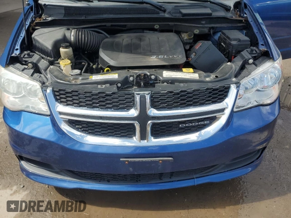 2011 Dodge Grand Caravan SXT with VIN 2D4RN4DG1BR683121, listed as a Copart auction lot 55404355 with 163,006 mi miles and Salvage Title. Bid and sale history available at DreamBid. Image 12.