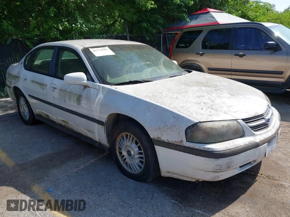 2002 Chevrolet Impala с VIN 2G1WF55EX29379231, выставлен на аукционе IAAI как лот 42774565 с пробегом 63 698 миль миль и . История ставок и продаж доступна на DreamBid. Изображение 1.
