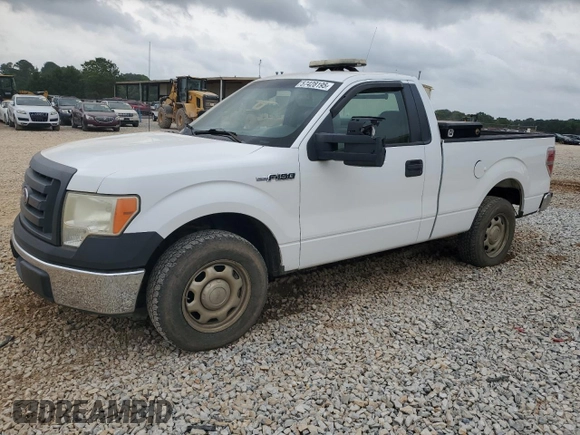 2010 Ford F-150 XL with VIN 1FTMF1CW2AFC54023, listed as a Copart auction lot 57428195 with 183,892 mi miles and Salvage title. Bid and sale history available at DreamBid. Image 1.
