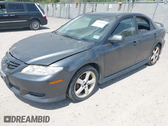 2005 Mazda 6 Sport S with VIN 1YVHP80DX55M60044, listed as a IAAI auction lot 42181650 with 161,463 mi miles and . Bid and sale history available at DreamBid. Image 2.