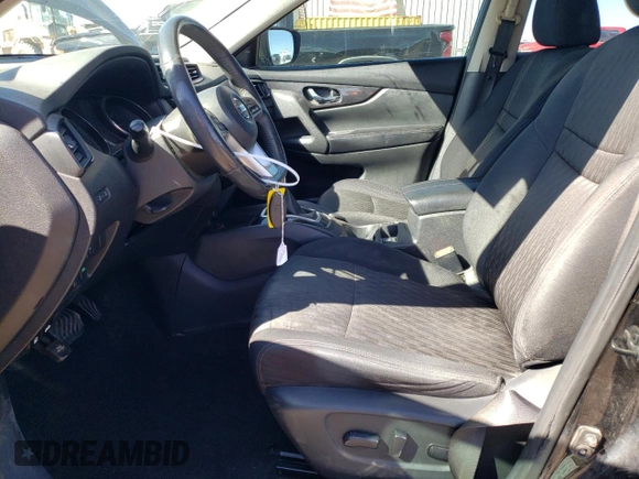 2017 Nissan Rogue SV with VIN 5N1AT2MT8HC758024, listed as a Copart auction lot 47753495 with 104,751 mi miles and Salvage Title. Bid and sale history available at carsss.com. Image 7.