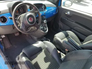 2016 FIAT 500 Sport z VIN 3C3CFFBR2GT145021, wystawiony jako Copart lot #58583265 z przebiegiem 58 424 mil mil oraz Szkoda całkowita • Salvage title. Historia ofert i sprzedaży dostępna na DreamBid. Obrazek 8.