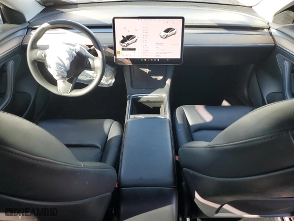 2021 Tesla Model 3 Long Range with VIN 5YJ3E1EB7MF074330, listed as a Copart auction lot 47049395 with 71,201 mi miles and Salvage Title. Bid and sale history available at carsss.com. Image 8.