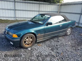 1997 BMW 3-Series 328IC with VIN WBABK8326VET96246, listed as a Copart auction lot 75040704 with 80,274 mi miles and Clean Title. Bid and sale history available at carsss.com. Image 1.