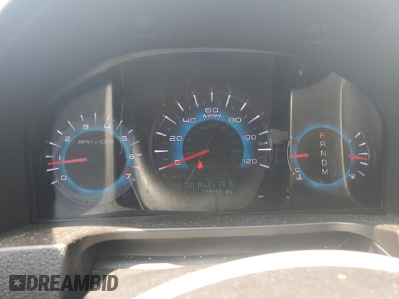 2012 Ford Fusion SEL with VIN 3FAHP0JG9CR202680, listed as a Copart auction lot 57423305 with 199,168 mi miles and Salvage title. Bid and sale history available at DreamBid. Image 9.