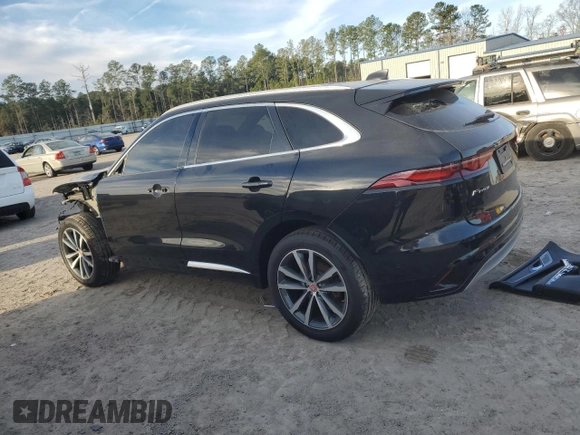 2021 Jaguar F-Pace S with VIN SADCJ2EX5MA664469, listed as a Copart auction lot 86512824 with 57,465 mi miles and Salvage title. Bid and sale history available at DreamBid. Image 2.