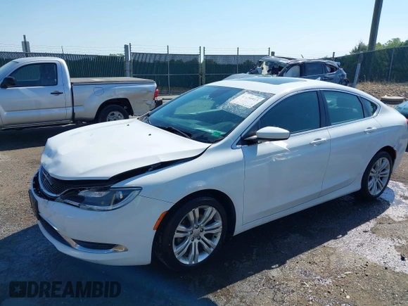 2015 Chrysler 200 Limited with VIN 1C3CCCAB2FN662376, listed as a IAAI auction lot 42134913 with 85,204 mi miles and . Bid and sale history available at DreamBid. Image 17.
