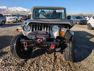 2004 Jeep Wrangler Rubicon with VIN 1J4FA69S14P749749, listed as a Copart auction lot 44458485 with 99,121 mi miles and Salvage Title. Bid and sale history available at carsss.com. Image 5.