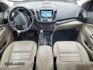 2019 Ford Escape Titanium with VIN 1FMCU9J96KUC45752, listed as a Copart auction lot 55819195 with 51,748 mi miles and Salvage title. Bid and sale history available at DreamBid. Image 8.