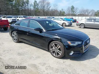 2023 Audi A6 Sedan Premium with VIN WAUD3BF28PN048529, listed as a IAAI auction lot 41512314 with 49,390 mi miles. Bid and sale history available at carsss.com. Image 1.