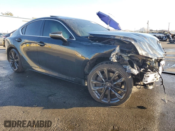 2024 Lexus IS 300 F Sport z VIN JTHB81F20R5053148, wystawiony jako Copart lot #78015814 z przebiegiem 4 472 mil mil oraz Czysty tytuł • Clean title. Historia ofert i sprzedaży dostępna na DreamBid. Obrazek 4.