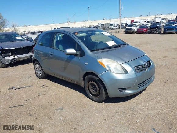 2007 Toyota Yaris with VIN JTDJT923875124537, listed as a IAAI auction lot 41768716 with 281,065 mi miles. Bid and sale history available at carsss.com. Image 1.