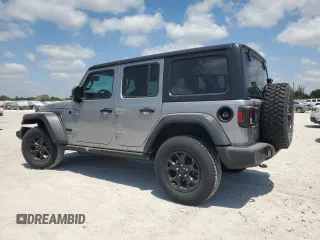 2020 Jeep Wrangler Unlimited Willys with VIN 1C4HJXDG7LW186671, listed as a Copart auction lot 54090865 with 67,882 mi miles and Salvage title. Bid and sale history available at DreamBid. Image 3.