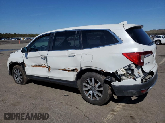 2021 Honda Pilot EX-L with VIN 5FNYF6H59MB051833, listed as a Copart auction lot 50360485 with 153,971 mi miles and Salvage Title. Bid and sale history available at DreamBid. Image 2.