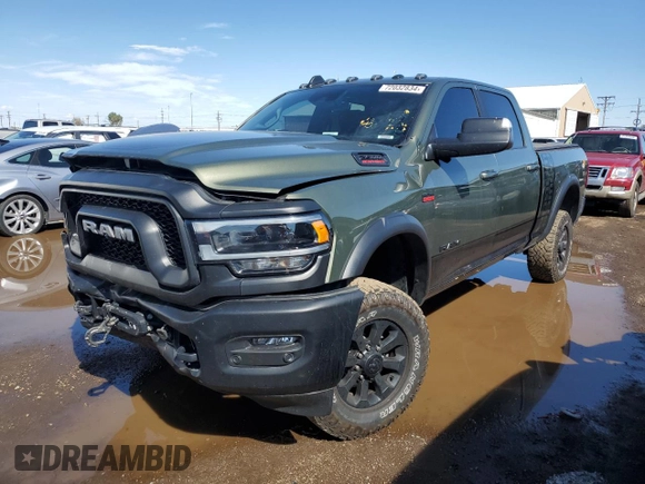 2020 Ram 2500 Power Wagon with VIN 3C6TR5EJ1LG273814, listed as a Copart auction lot 72032834 with 47,982 mi miles and Salvage Title. Bid and sale history available at carsss.com. Image 1.