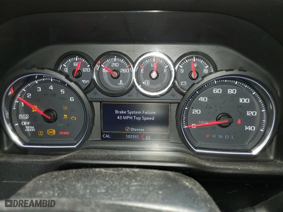 2019 Chevrolet Silverado 1500 LT with VIN 3GCPYDEK7KG163722, listed as a Copart auction lot 41805525 with 102,592 mi miles and Salvage Title. Bid and sale history available at carsss.com. Image 9.