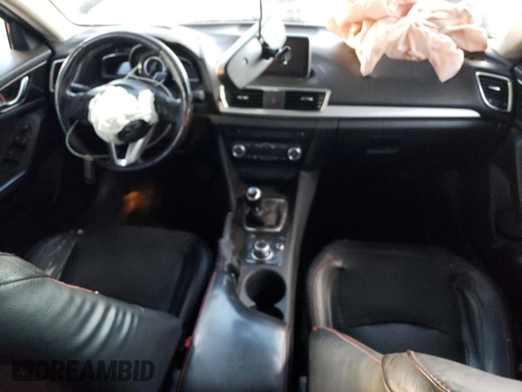 2015 Mazda 3 S Grand Touring with VIN JM1BM1W30F1240804, listed as a Copart auction lot 47406955 with Not Provided miles and Salvage Title. Bid and sale history available at DreamBid. Image 8.