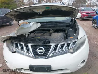 2010 Nissan Murano LE with VIN JN8AZ1MW9AW136533, listed as a IAAI auction lot 41848970 with 1 mi miles. Bid and sale history available at carsss.com. Image 11.